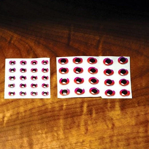 Hareline Dubbin Mirage Dome Eyes - Premium Fly Tying Beads & Eyes for Fishing Flies 2 Hareline Dubbin Mirage Dome Eyes