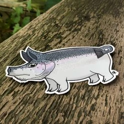 The Northern Angler Fly Shop Pig Steelhead Decal Gifts & Accessories