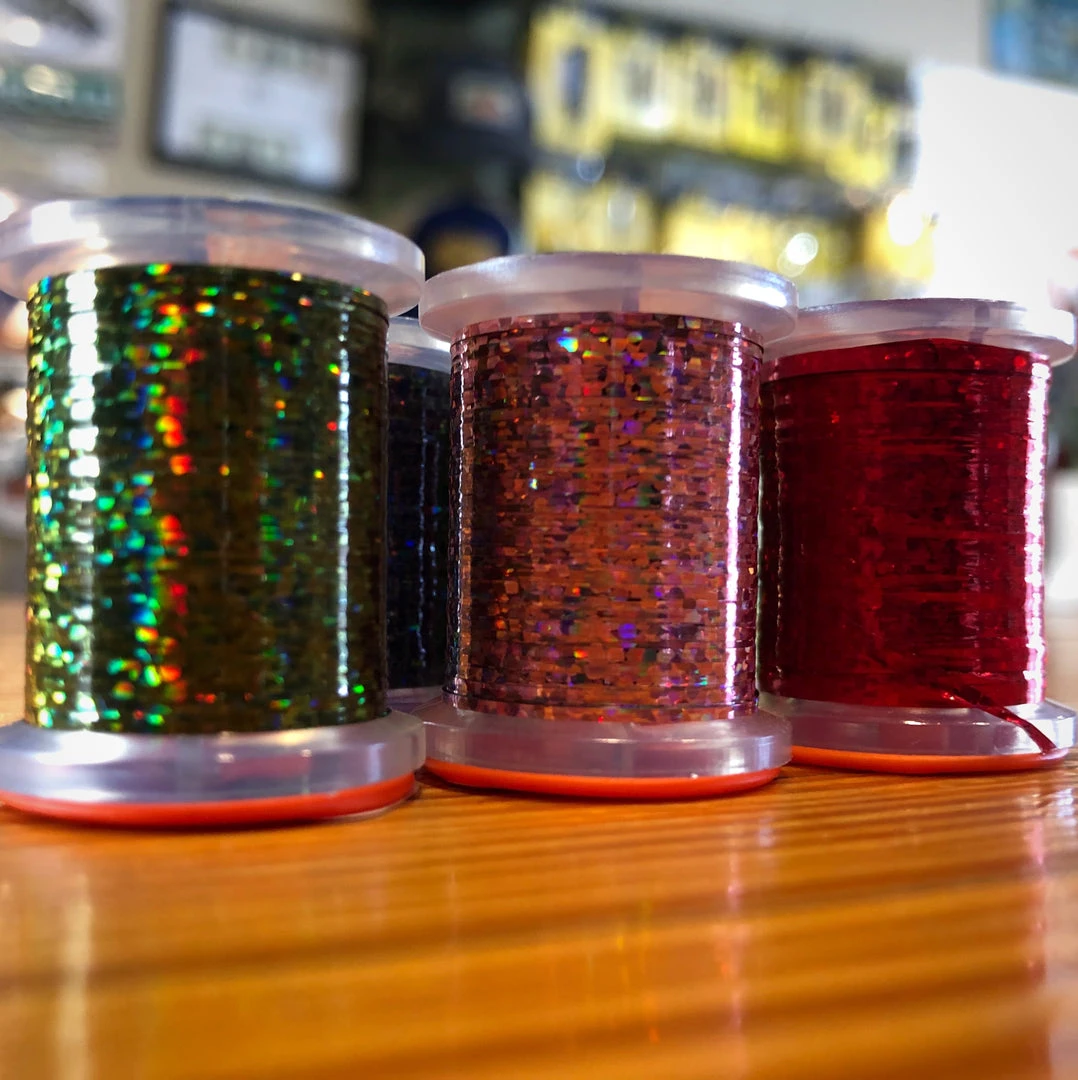 Wapsi Fly Holographic Tinsel for Fly Tying - Premium Thread, Tinsel & Wire for Fly Fishing 2 Wapsi Fly Holographic Tinsel