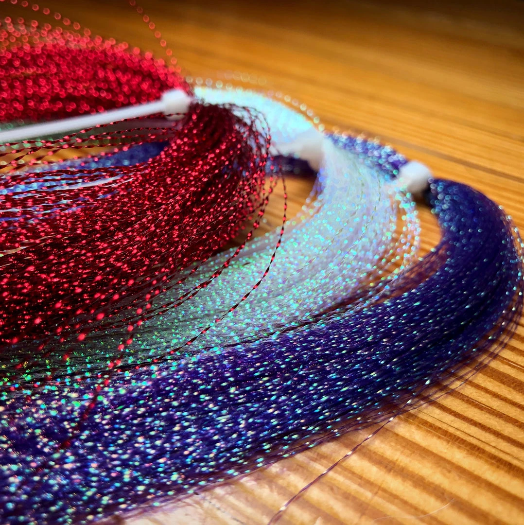 Wapsi Fly Krystal Flash - Premium Chenille & Braid for Fly Tying | Fly Tying Materials 1 Wapsi Fly Krystal Flash
