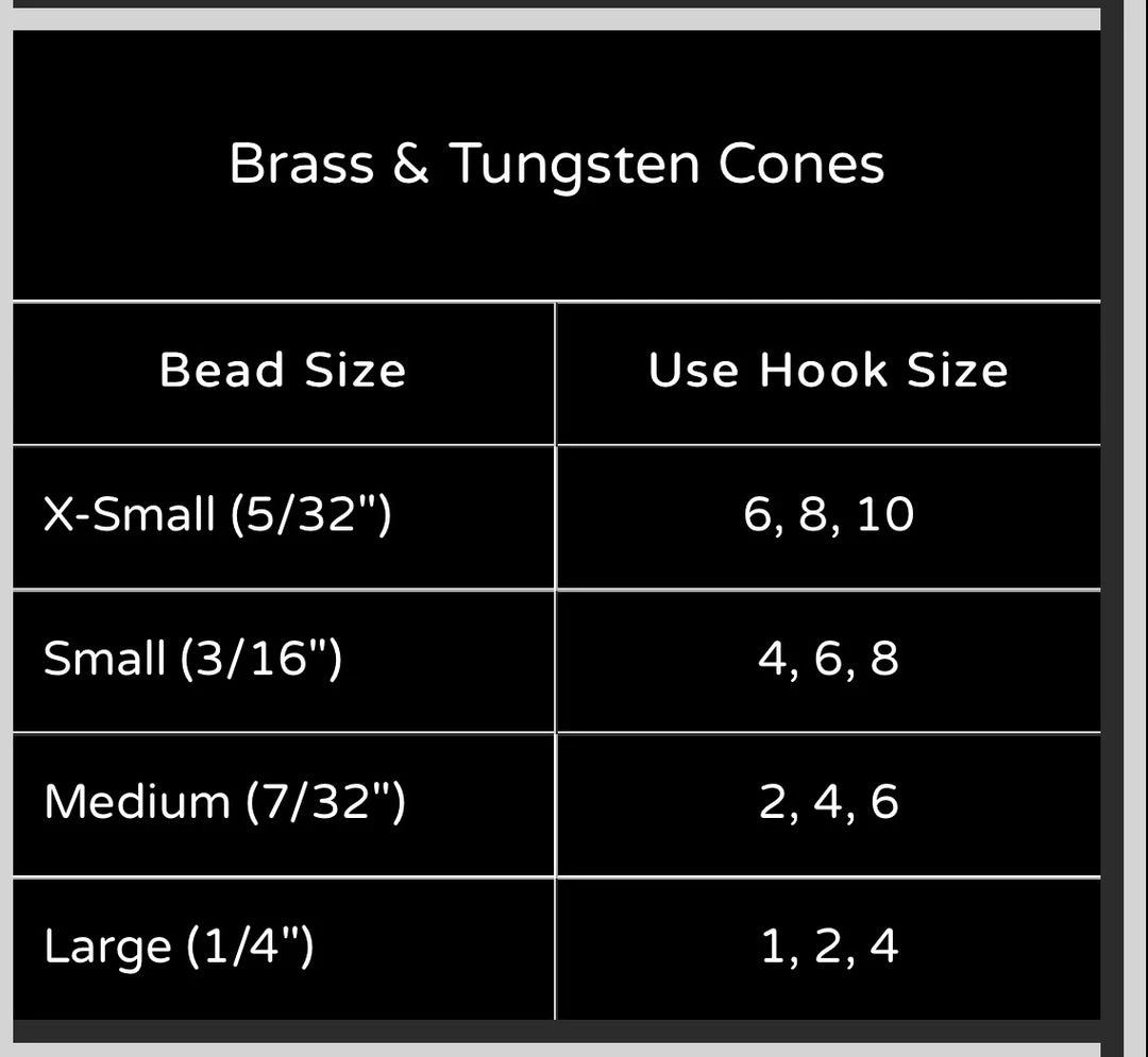 Wapsi Fly Beads, Cones & Eyes Tungsten Cone Heads for Fly Tying - Premium Quality 2 Wapsi Fly Beads, Cones & Eyes Tungsten Cone Heads