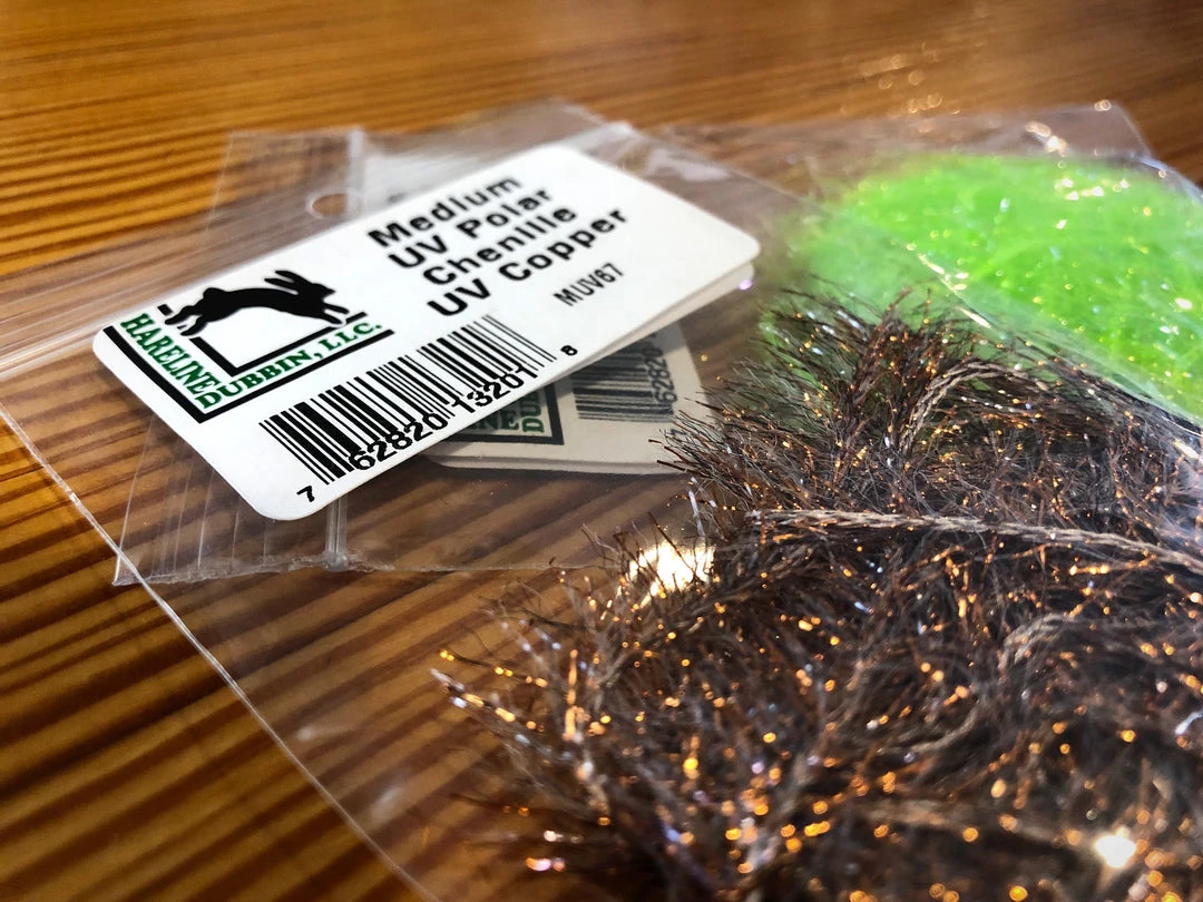 Hareline Dubbin Medium UV Polar Chenille - Fly Tying Material for Durable Flies 1 Hareline Dubbin Medium UV Polar Chenille Chenille, Braid & Body Materials