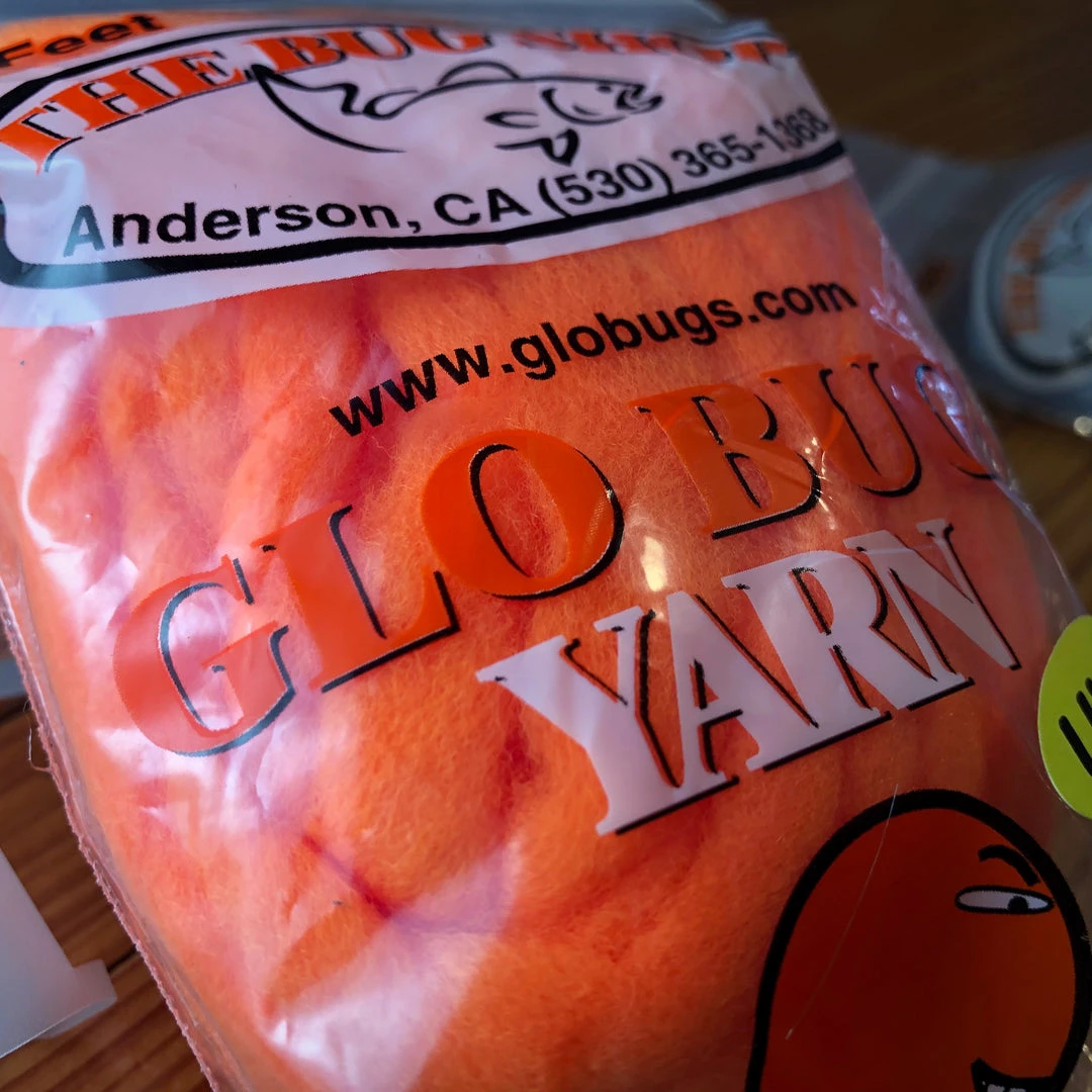 The Bug Shop Glo Bugs Egg Yarn - Premium Chenille Fly Tying Material for Fishing Flies 1 The Bug Shop Glo Bugs Egg Yarn