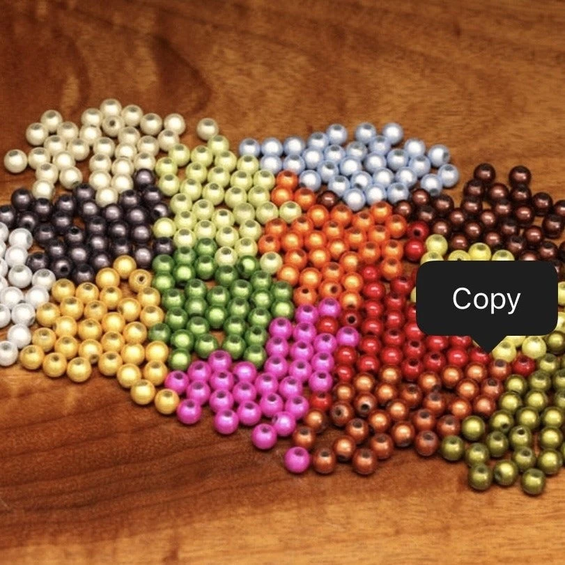 Hareline Dubbin 3D Beads for Fly Tying - Assorted Sizes & Colors 2 Hareline Dubbin 3D Beads Beads, Cones & Eyes