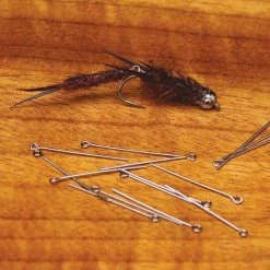 Hareline Dubbin Nymph Head Articulated Wiggle Tail Shanks Hooks & Shanks